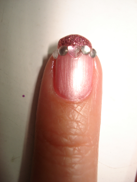 rhinestones on nails. Maybelline Salon Expert Nail